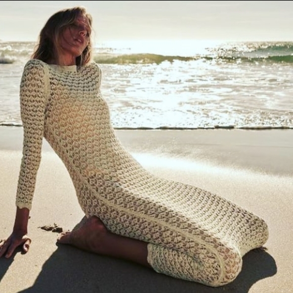 🎈LAST ONE! Zara Pointelle knit dress - Picture 7 of 10